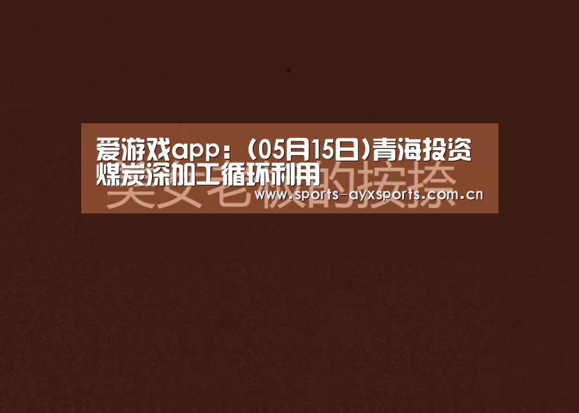 爱游戏app:(05月15日)青海投资煤炭深加工循环利用(图4) 爱游戏体育直播